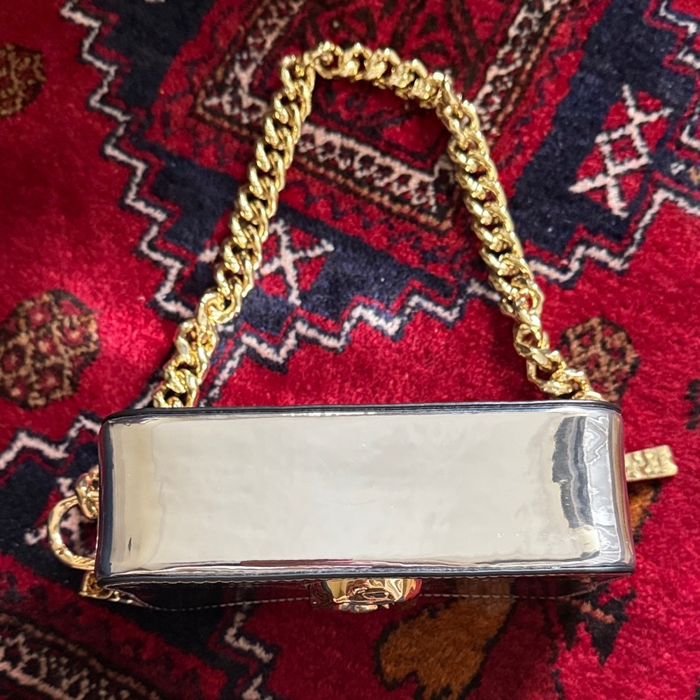 Marc Jacob's Gold and Silver Snapshot Bag - Picture 5 of 14